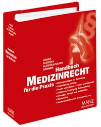 Abbildung von: Handbuch Medizinrecht für die Praxis - Manz