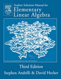 Abbildung von: Solutions Manual for Elementary Linear Algebra - Academic Press