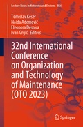 Cover: 32nd International Conference on Organization and Technology of Maintenance (OTO 2023) - Springer