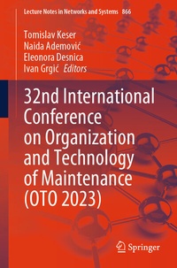 Abbildung von: 32nd International Conference on Organization and Technology of Maintenance (OTO 2023) - Springer