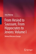 Cover: From Hesiod to Saussure, From Hippocrates to Jevons: Volume I - Springer