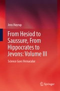 Cover: From Hesiod to Saussure, From Hippocrates to Jevons: Volume III - Springer