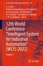 Cover: 12th World Conference "Intelligent System for Industrial Automation" (WCIS-2022) - Springer
