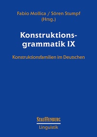 Abbildung von: Konstruktionsgrammatik IX - Stauffenburg