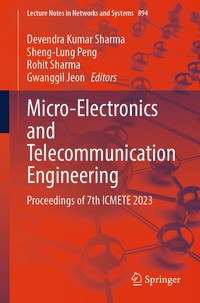 Enlarge image Cover: Micro-Electronics and Telecommunication Engineering - Springer