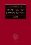Cover: Blackstone's Employment Law Practice 2023 - OUP eBook