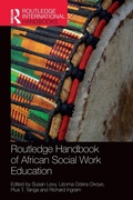 Cover: Routledge Handbook of African Social Work Education - Routledge