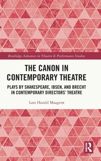 Abbildung von: The Canon in Contemporary Theatre - Routledge