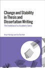Cover: Change and Stability in Thesis and Dissertation Writing - Bloomsbury Academic