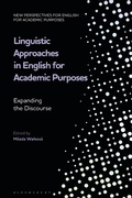 Cover: Linguistic Approaches in English for Academic Purposes - Bloomsbury Academic