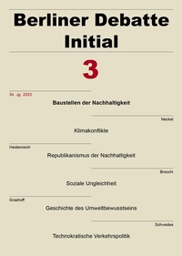 Abbildung von: Berliner Debatte Initial 34 (2023) 3 - Franz Steiner Verlag