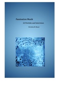 Cover: Faszination Musik - 22 Portr&auml;ts und Interviews - epubli