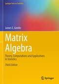Cover: Matrix Algebra - Springer