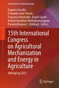 Cover: 15th International Congress on Agricultural Mechanization and Energy in Agriculture - Springer