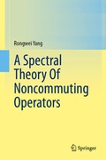 Cover: A Spectral Theory Of Noncommuting Operators - Springer