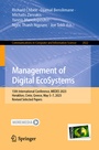 Cover: Management of Digital EcoSystems - Springer