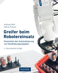 Cover: Greifer beim Robotereinsatz - Hanser