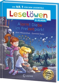 Abbildung von: Leselöwen 2. Klasse - Alarm! Diebe im Freizeitpark! - Loewe