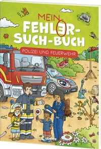 Abbildung von: Mein Fehler-Such-Buch - Polizei und Feuerwehr - Loewe