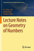 Cover: Lecture Notes on Geometry of Numbers - Springer