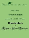 Cover: Erg&auml;nzungen aus den Jahren 1402 bis 1480 zum Urkundenbuch - Books on Demand