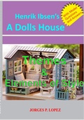 Cover: Henrik Ibseb's A Doll's House: Themes and Elements of Style (A Guide to Henrik Ibsen's A Doll's House, #2) - Jorges P. Lopez