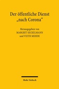 Cover: Der &ouml;ffentliche Dienst "nach Corona" - Mohr Siebeck