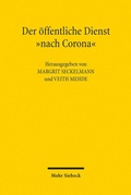 Abbildung von: Der öffentliche Dienst "nach Corona" - Mohr Siebeck