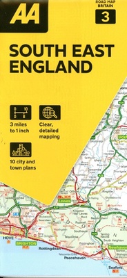 Abbildung von: AA Road Map South East England - Automobile Association