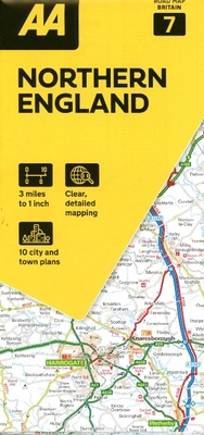 Abbildung von: AA Road Map Northern England - Automobile Association