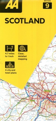 Abbildung von: AA Road Map Scotland - Automobile Association