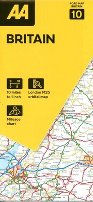 Abbildung von: AA Road Map Britain - Automobile Association