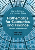 Cover: Mathematics for Economics and Finance - Cambridge University Press