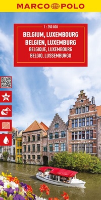 Abbildung von: MARCO POLO Reisekarte Belgien, Luxemburg 1:250.000 - MARCO POLO ein Imprint von MAIRDUMONT