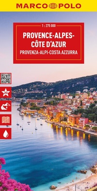 Abbildung von: MARCO POLO Reisekarte Provence-Alpes-Côte d'Azur 1:275.000 - MARCO POLO ein Imprint von MAIRDUMONT