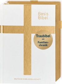 Abbildung von: BasisBibel. Die Kompakte. Traubibel. Das Geschenk zur Hochzeit: Bibel mit edlem Farbschnitt, Familienchronik und Widmungsblatt. Moderne Bibelübersetzung. Vollbibel mit Altem und Neuen Testament - Deutsche Bibelgesellschaft