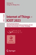 Cover: Internet of Things - ICIOT 2023 - Springer