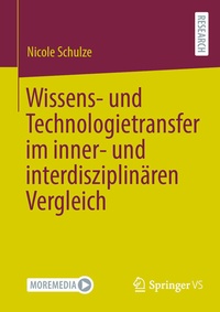 Abbildung von: Wissens- und Technologietransfer im inner- und interdisziplinären Vergleich - Springer VS