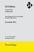 Cover: GI Edition Proceedings Band 342 "EnviroInfo 2023" - K&ouml;llen