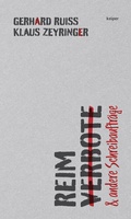 Cover: Reimverbote und andere Schreibauftr&auml;ge - edition keiper