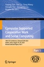 Cover: Computer Supported Cooperative Work and Social Computing - Springer