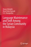 Cover: Language Maintenance and Shift Among the Syrian Community in Malaysia - Springer