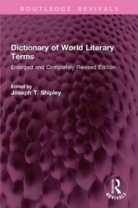 Abbildung von: Dictionary of World Literary Terms - Routledge