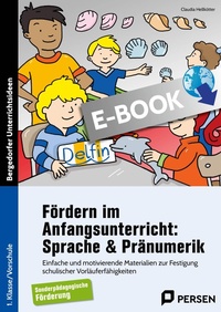 Abbildung von: Fördern im Anfangsunterricht: Sprache & Pränumerik - Persen Verlag