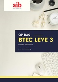 Cover: OP bag BTEC Leve 3 Business international  Unit 02: Marketing (BTEC L3 International Business, #2) - AIB Publishing