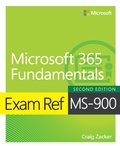 Cover: Exam Ref MS-900 Microsoft 365 Fundamentals - Addison Wesley