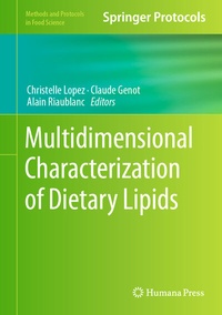 Enlarge image Cover: Multidimensional Characterization of Dietary Lipids - Humana