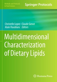 Enlarge image Cover: Multidimensional Characterization of Dietary Lipids - Humana