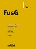 Cover: FusG Kommentar - Orell F&uuml;ssli Verlag