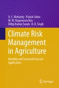 Cover: Climate Risk Management in Agriculture - Springer